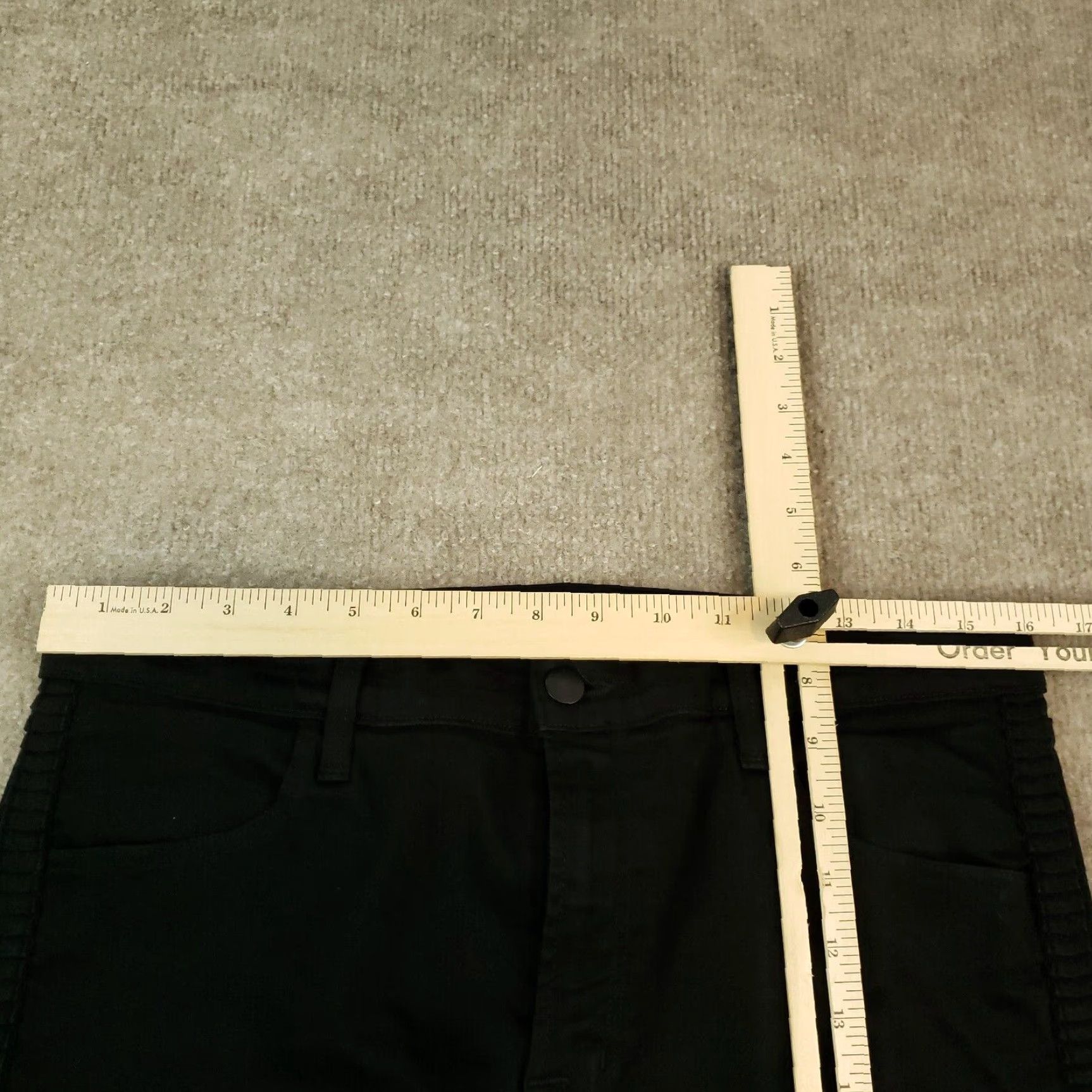 J Brand J Brand Jeans Women 31x30 Black Maria Skinny Fit Denim Jeans Stretch 5-Pocket Classic Solid Womens Jeans Size 24" / US 00 / IT 34 - 4 Thumbnail