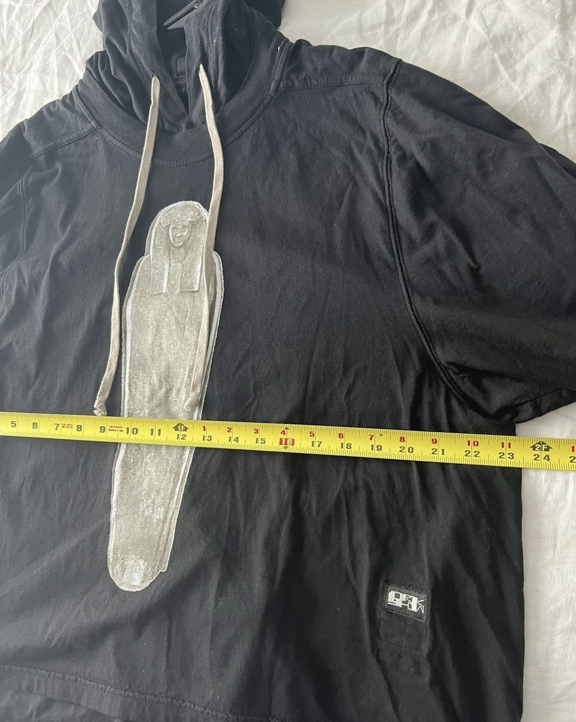 Rick Owens Drkshdw Limited edition Mummy hustler hoodie M L boxy cropped Size US M / EU 48-50 / 2 - 3 Thumbnail