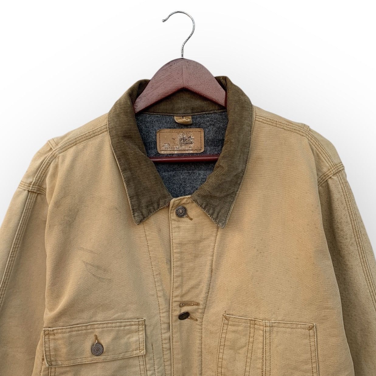 Levi's VINTAGE LEVIS USA 70742-62 DUCK CANVAS CHORE JACKET BLANKET Size US XL / EU 56 / 4 - 8 Thumbnail