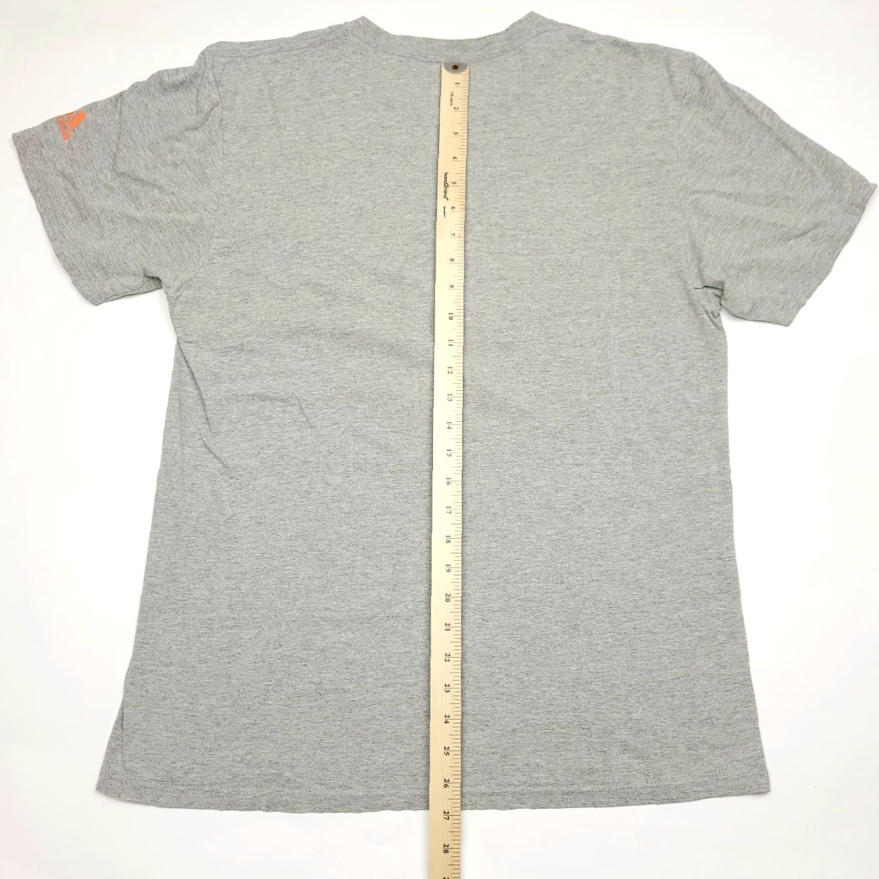 Adidas Adidas Go All The Way Script Gray Short Sleeve T-Shirt Adult Large Used Crew Neck Unisex Tee - Gray Adidas Shirt 90s Style Size US L / EU 52-54 / 3 - 5 Thumbnail
