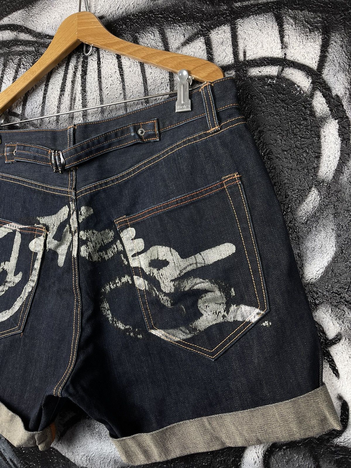Ed Hardy Ed Hardy by Christian Audigier Jeans Shorts Size 36 Size US 36 / EU 52 - 10 Thumbnail