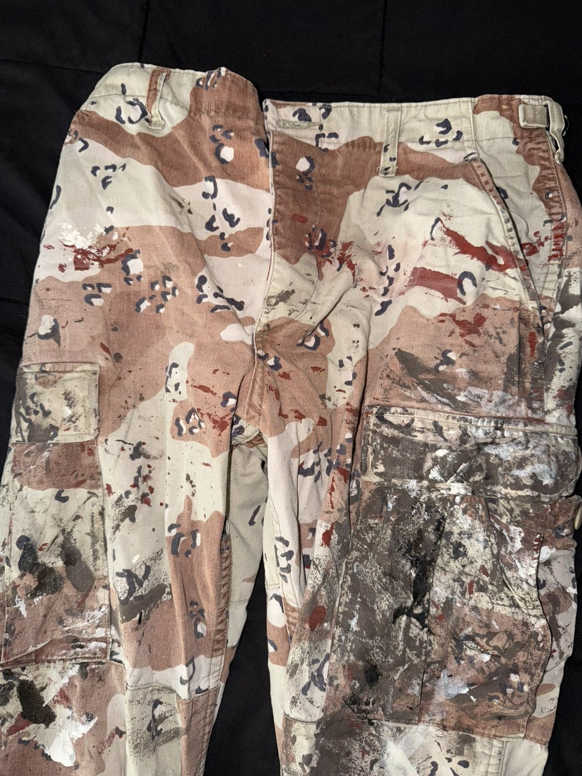 Other Brown Camo Paint Splatter Skate pants Size US 29 - 3 Thumbnail