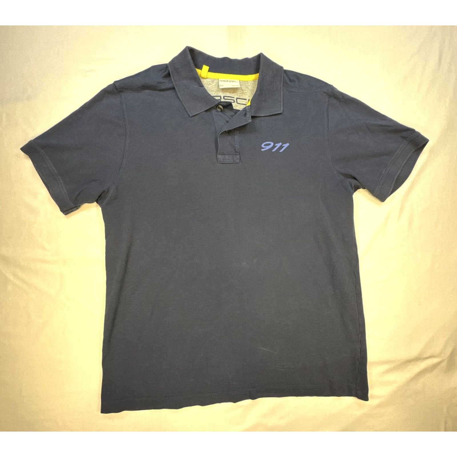 Porsche Design VINTAGE? (no) Porsche Design polo shirt Driver's Selection 911 Logo Short Sleeve M Blue 100% Cotton Men Polo Shirt Accessories Logo Regular Mens Size US M / EU 48-50 / 2 - 2 Thumbnail