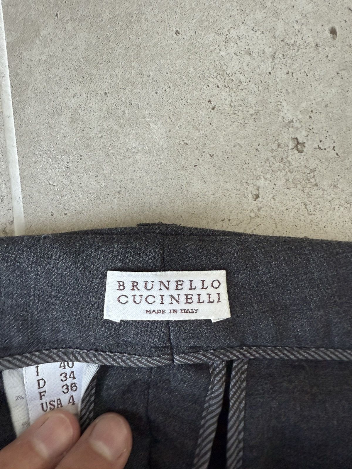 Brunello Cucinelli Vintage Brunello Cucinelli Luxury Pants Size 27" / US 4 / IT 40 - 7 Thumbnail