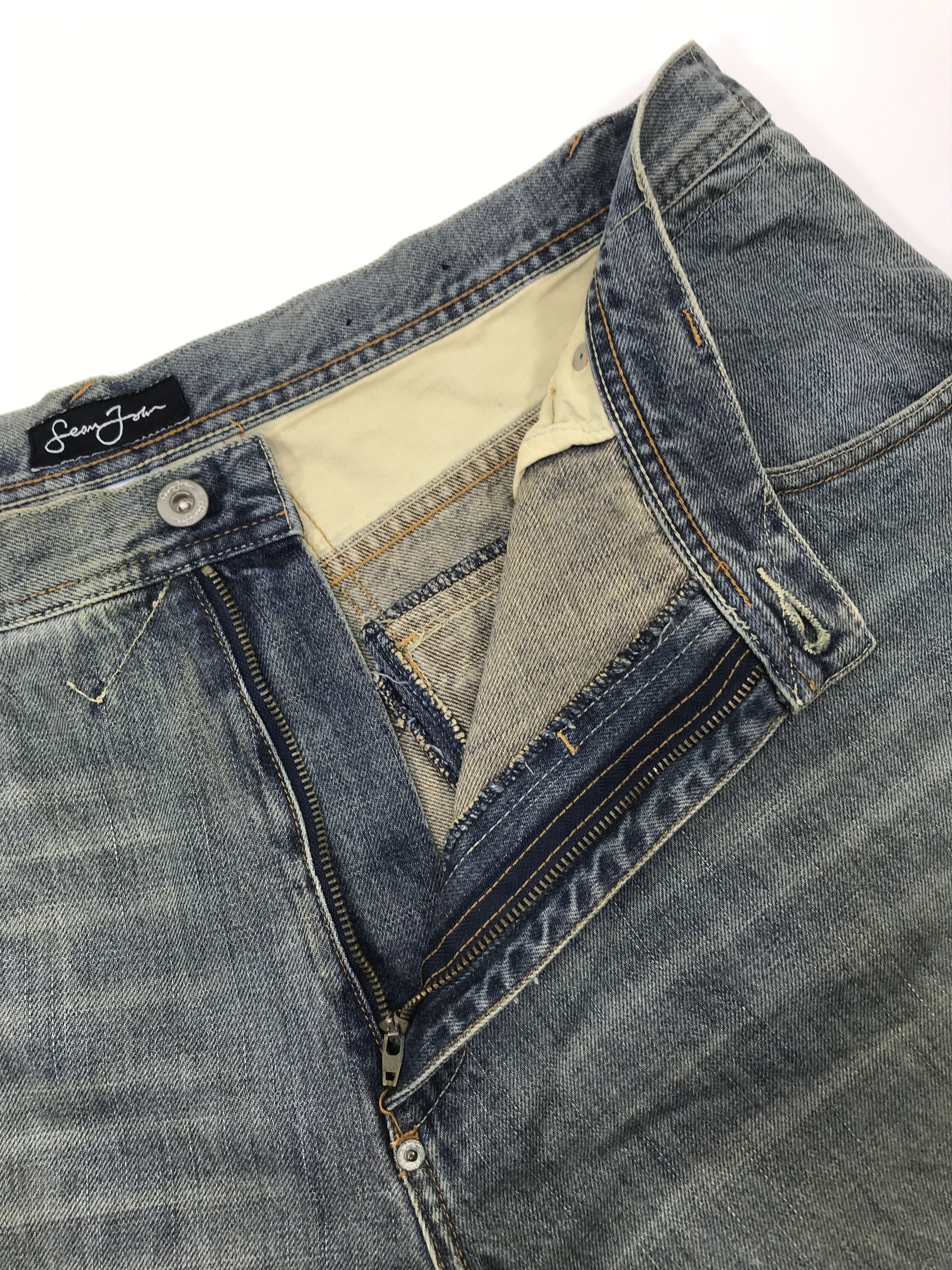 Sean John Vintage Sean John Mud Wash Wide Baggy Jeans Size US 38 / EU 54 - 9 Thumbnail