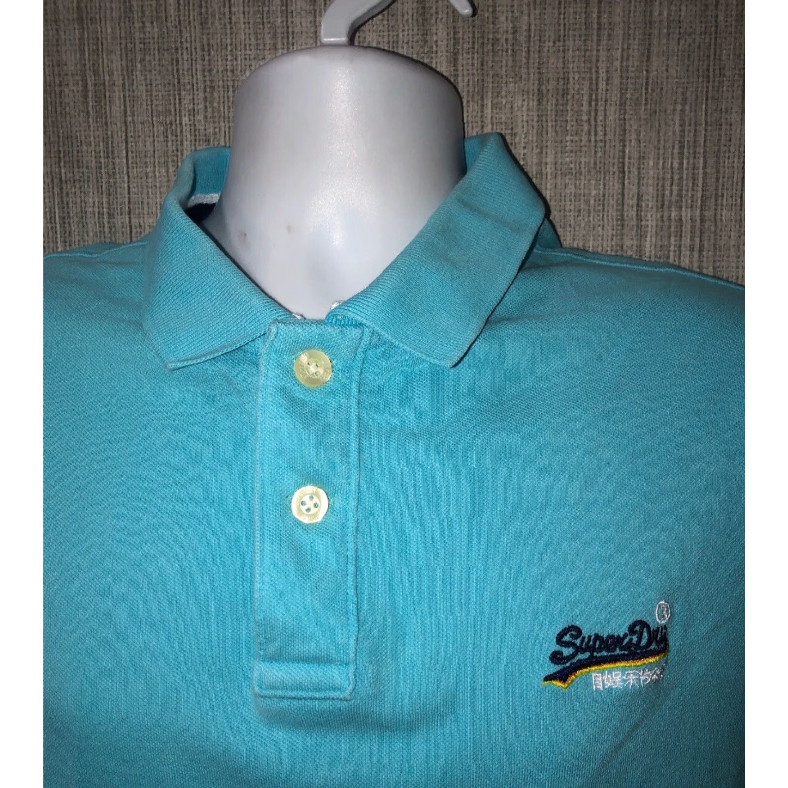 Superdry Super Dry Classic Polo Shirt Mens Blue Golf Size XL 21.5 Inch Armpit Size US XL / EU 56 / 4 - 3 Thumbnail