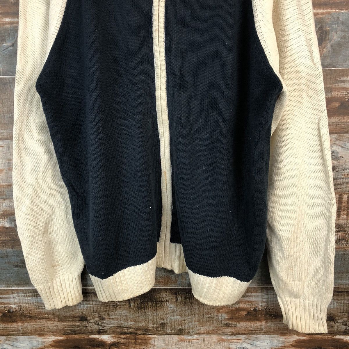 Japanese Brand × Vintage Work Plants Dark Blue White Bombers Jacket #A2252 Size US L / EU 52-54 / 3 - 6 Thumbnail