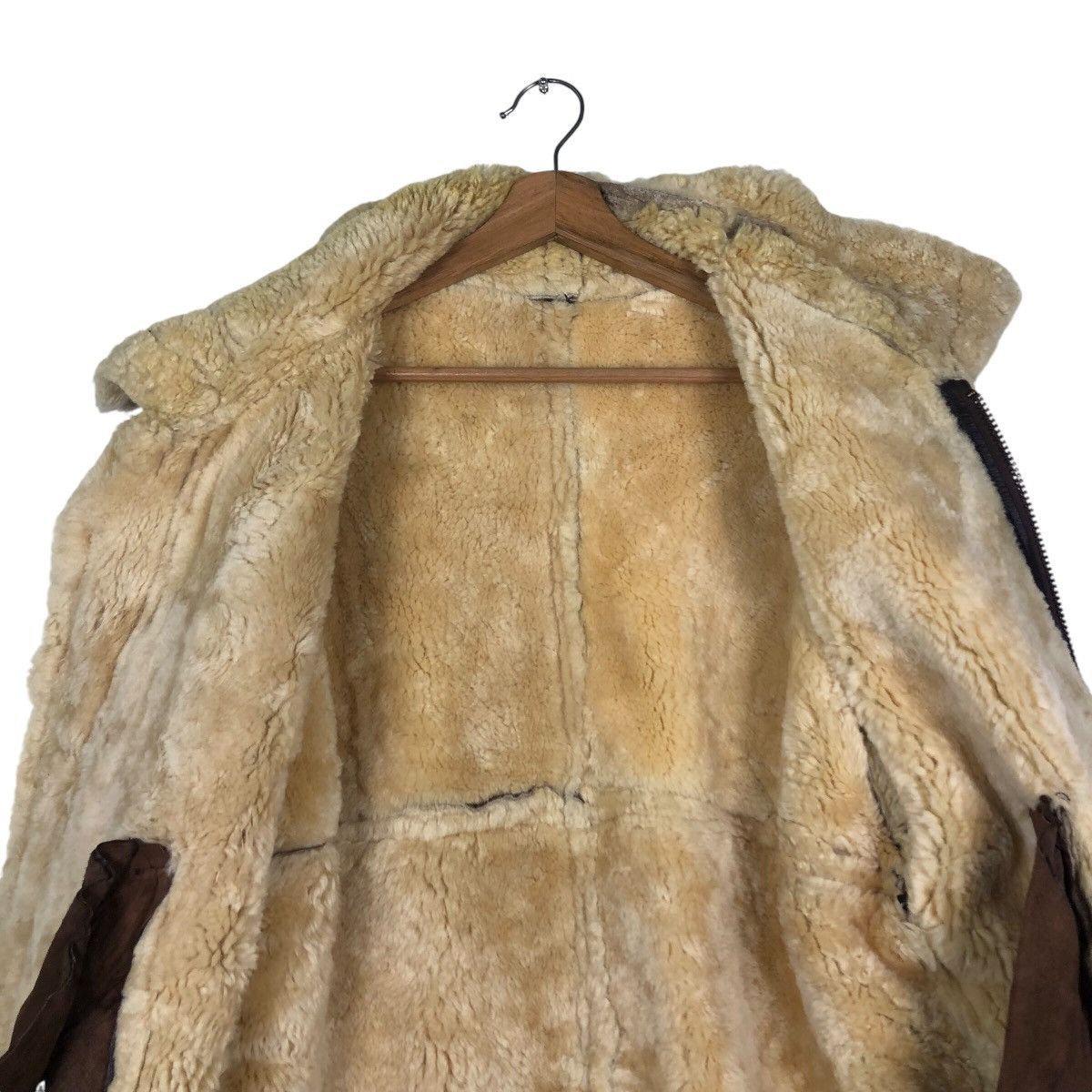 Aero Leathers × Vintage Vintage B3 Leather Jacket Shearling Cooper Genuine Made Usa Size US S / EU 44-46 / 1 - 15 Thumbnail