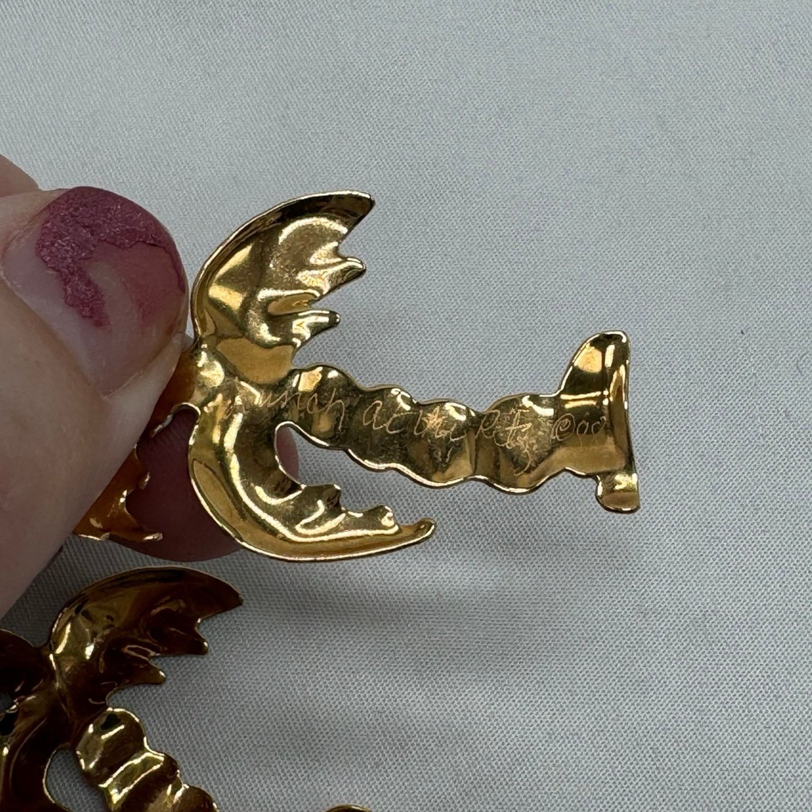 Other VTG Lunch at the Ritz enamel dangle earrings Size ONE SIZE - 5 Thumbnail