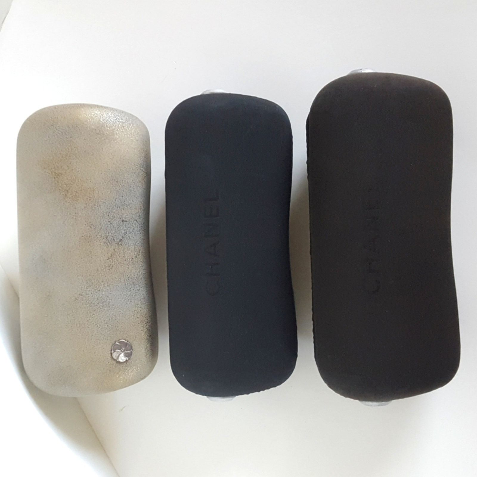 Chanel CHANEL (3) Lot Bundle Sunglasses Cases 🎀 Three Chanel Cases Size ONE SIZE - 11 Thumbnail