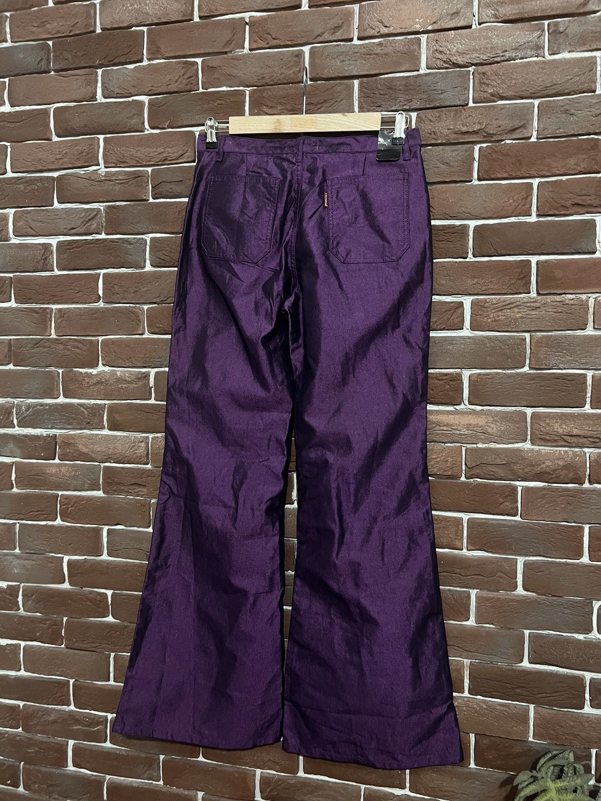Japanese Brand Rare Y2K Passenge Cyber Flaired Rave Hip Hop Rap Pants Grail Size US 34 / EU 50 - 4 Thumbnail