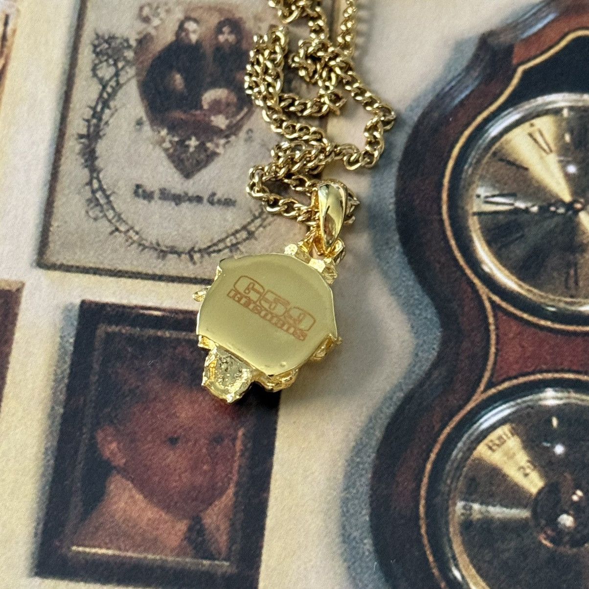 G59 Records G59 $UICIDEBOY$ SKULL PENDANT (GOLD) Size ONE SIZE - 3 Thumbnail