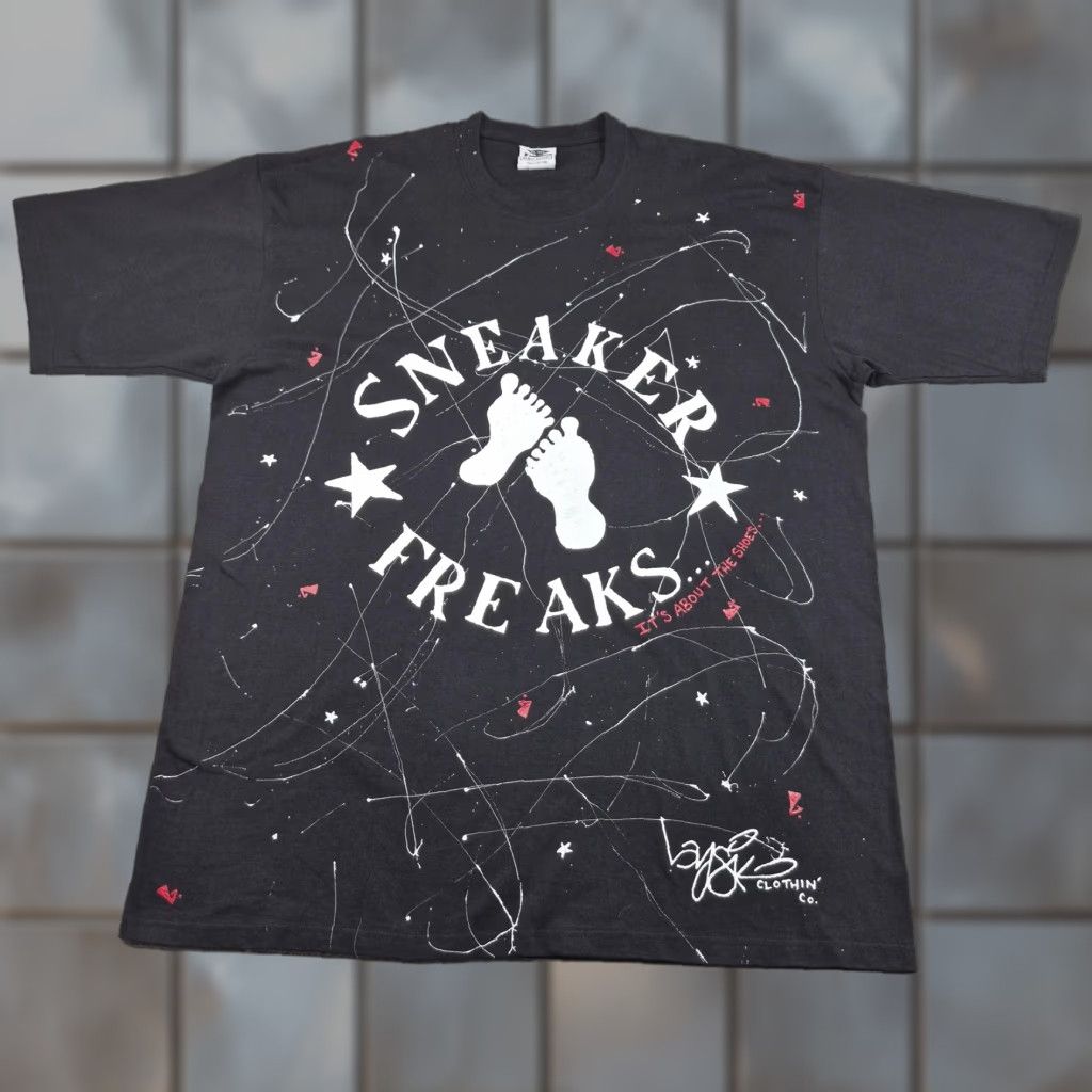 Vintage Sneaker Freaks Shirt Mens 2XLT Pro Heavyweight Tall Graphic Tee Streetwear Size US XXL / EU 58 / 5 - 1 Thumbnail