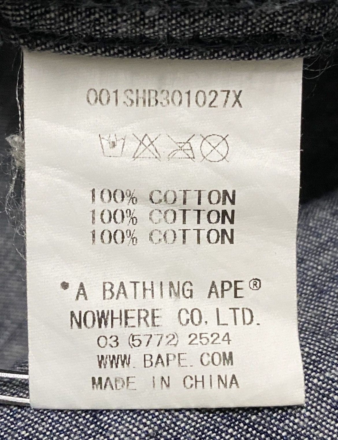 Bape Bathing Ape Denim Shark Hoodie Size US L / EU 52-54 / 3 - 9 Thumbnail