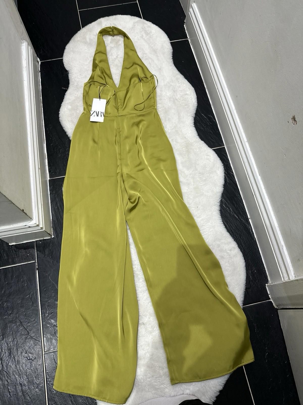 Zara ZARA satin jumpsuit BNWT Size XS Size 26" / US 2 / IT 38 - 7 Thumbnail