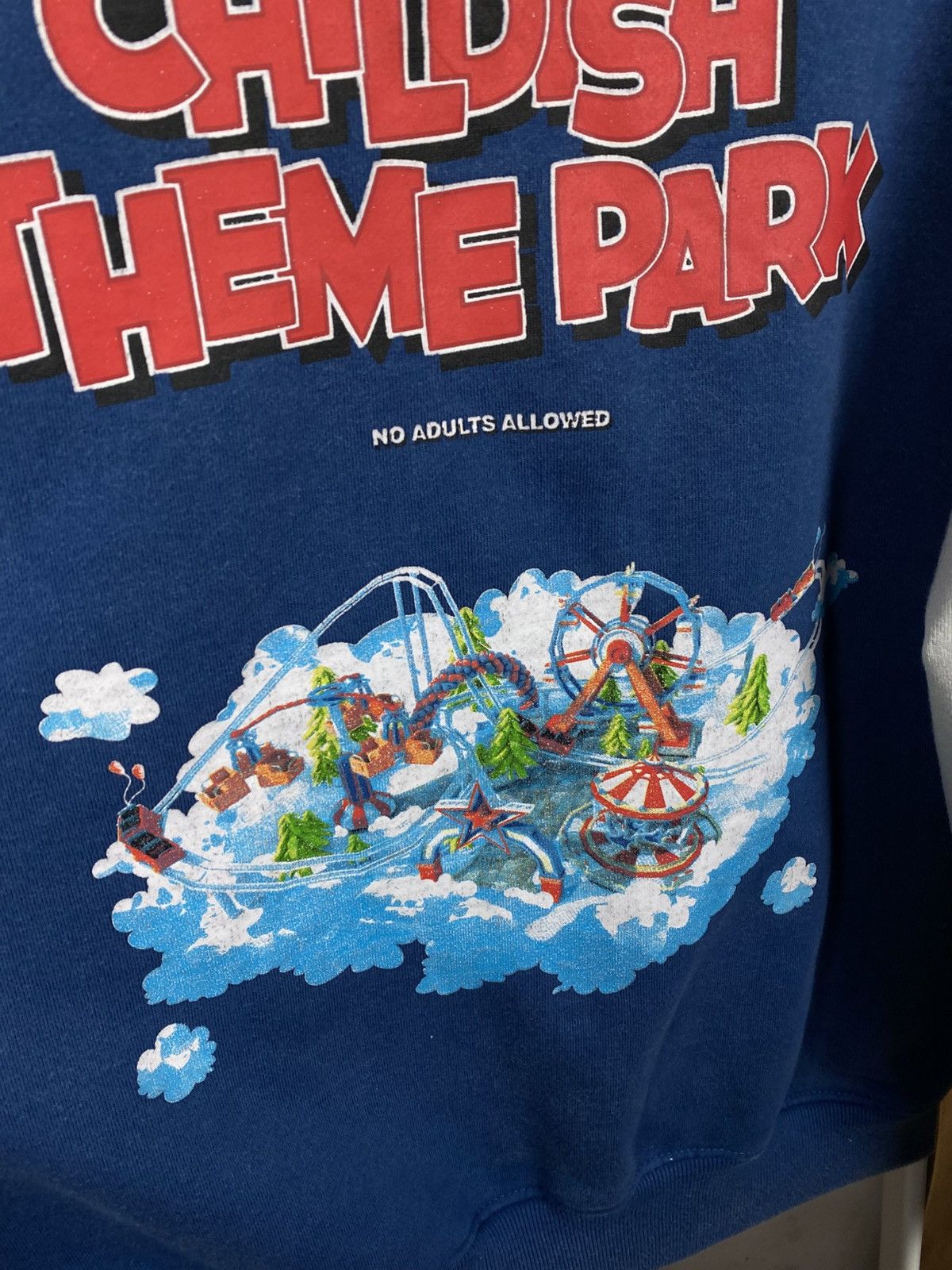CHILDS 🌁Vintage Hoodie Childish Theme Park Oversized Baggy Tee 🌁 Size US M / EU 48-50 / 2 - 3 Thumbnail