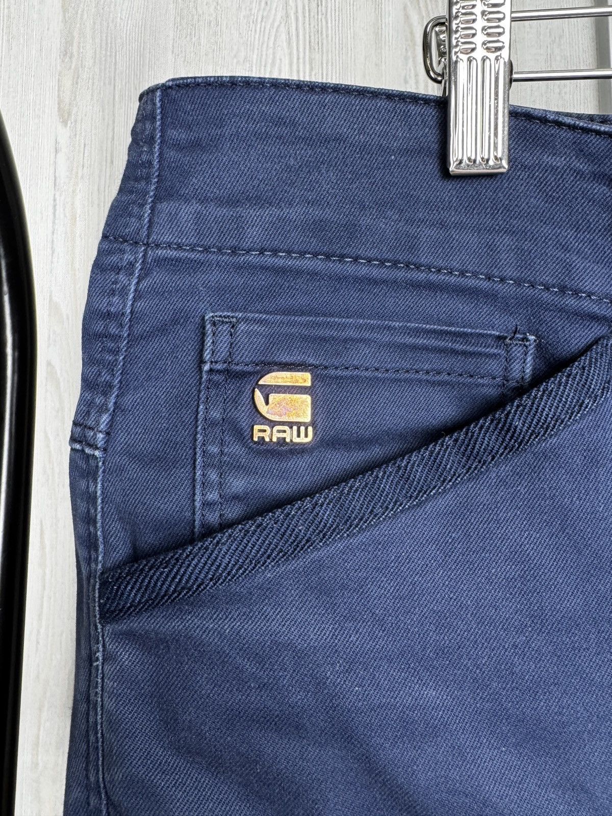 G-Star G-Star Raw Zip Pkt 3D Skinny Cargo faded blue pants size 38 Size US 38 / EU 54 - 4 Thumbnail