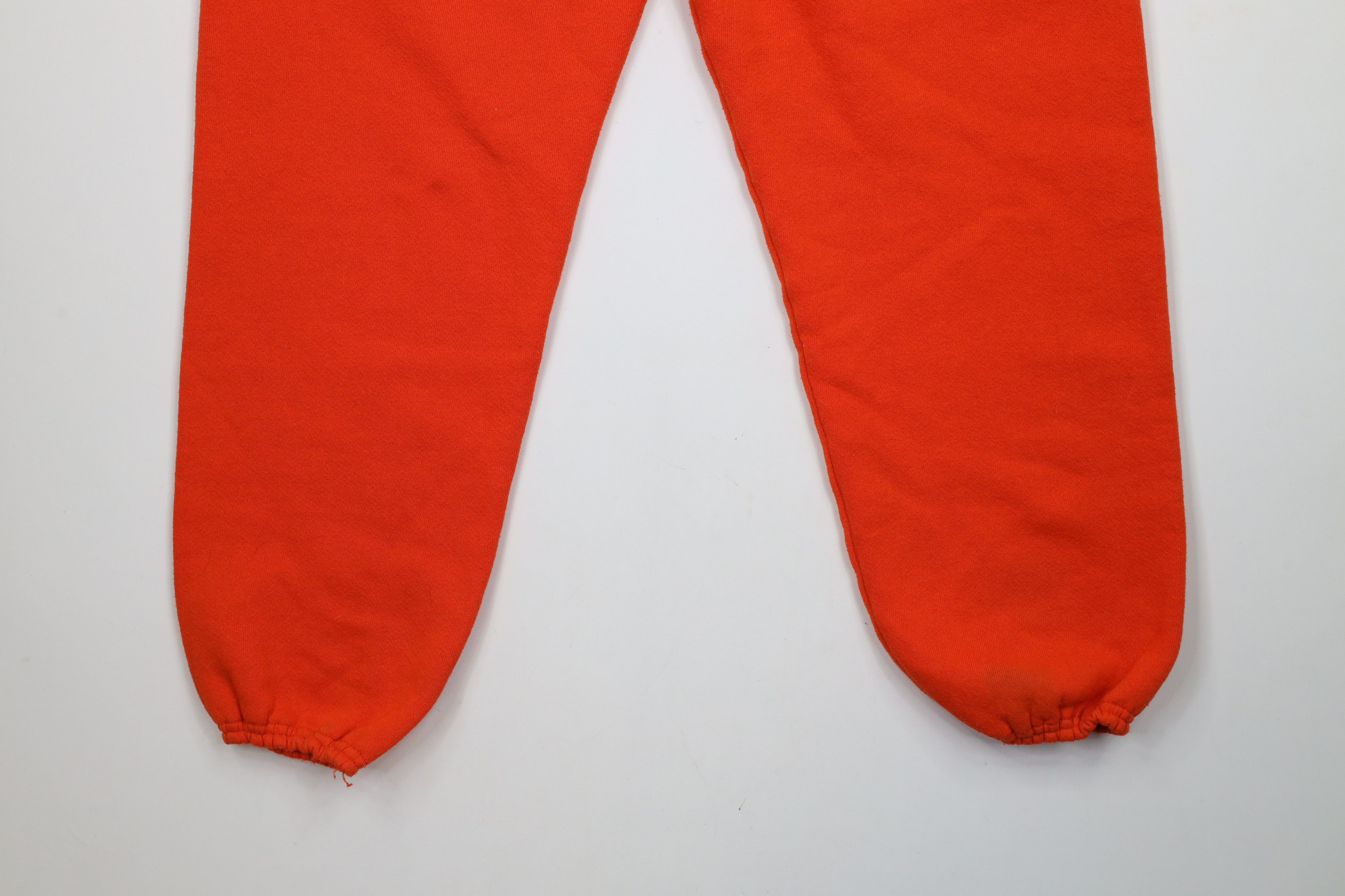 Vintage Vintage 90s Streetwear Heavy Sweatpants Joggers Orange USA Size US 38 / EU 54 - 12 Thumbnail