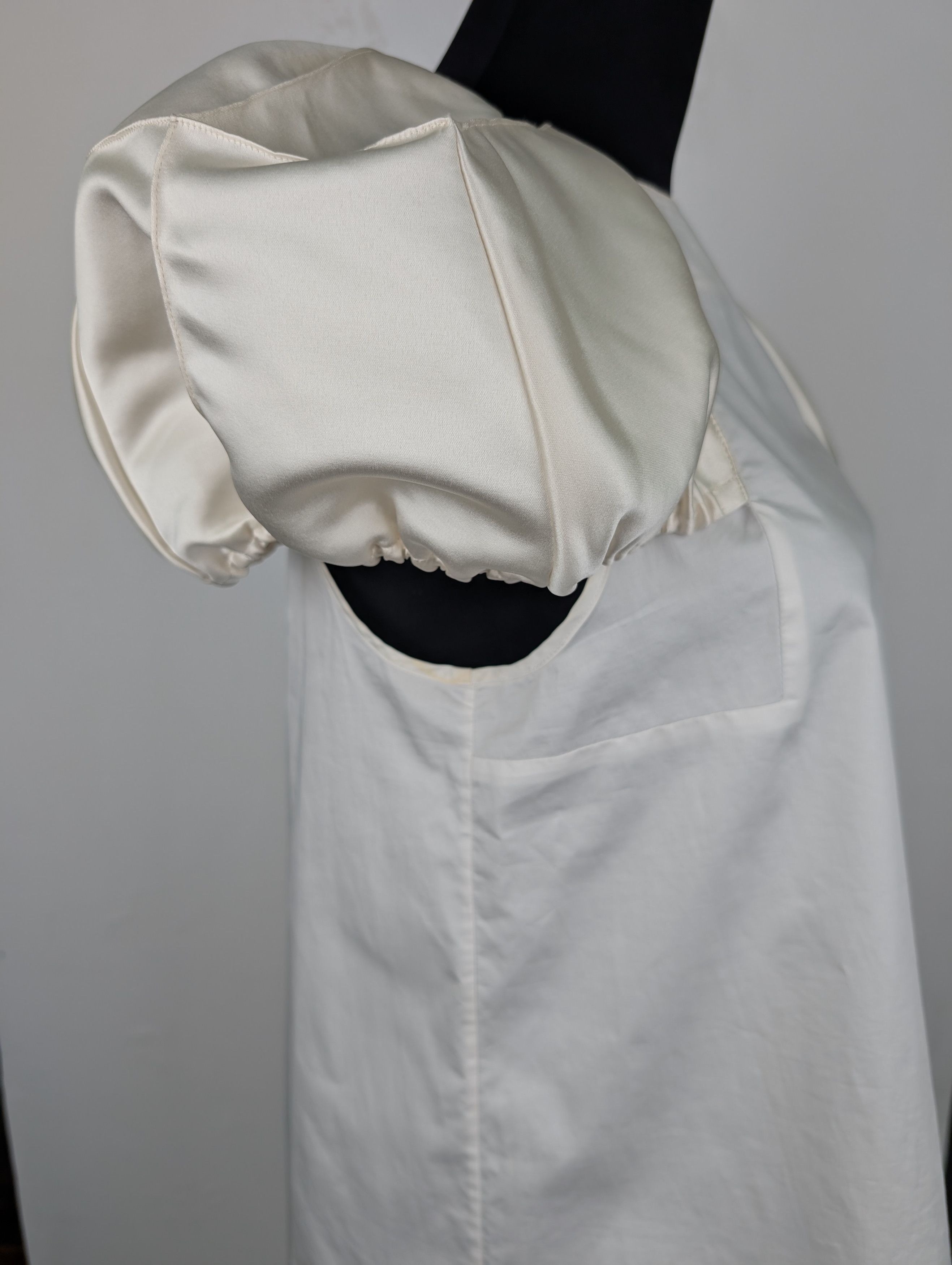 Tibi Tibi White Top With Puff Shoulders Size XS / US 0-2 / IT 36-38 - 4 Thumbnail