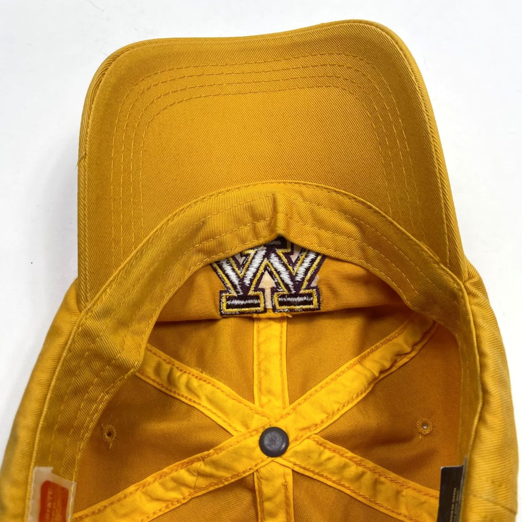 Vintage VINTAGE Minnesota Golden Gophers Hat Signature NCAA Sports Cotton Dad Hat Yellow Adjustable One Size Men Size ONE SIZE - 6 Thumbnail