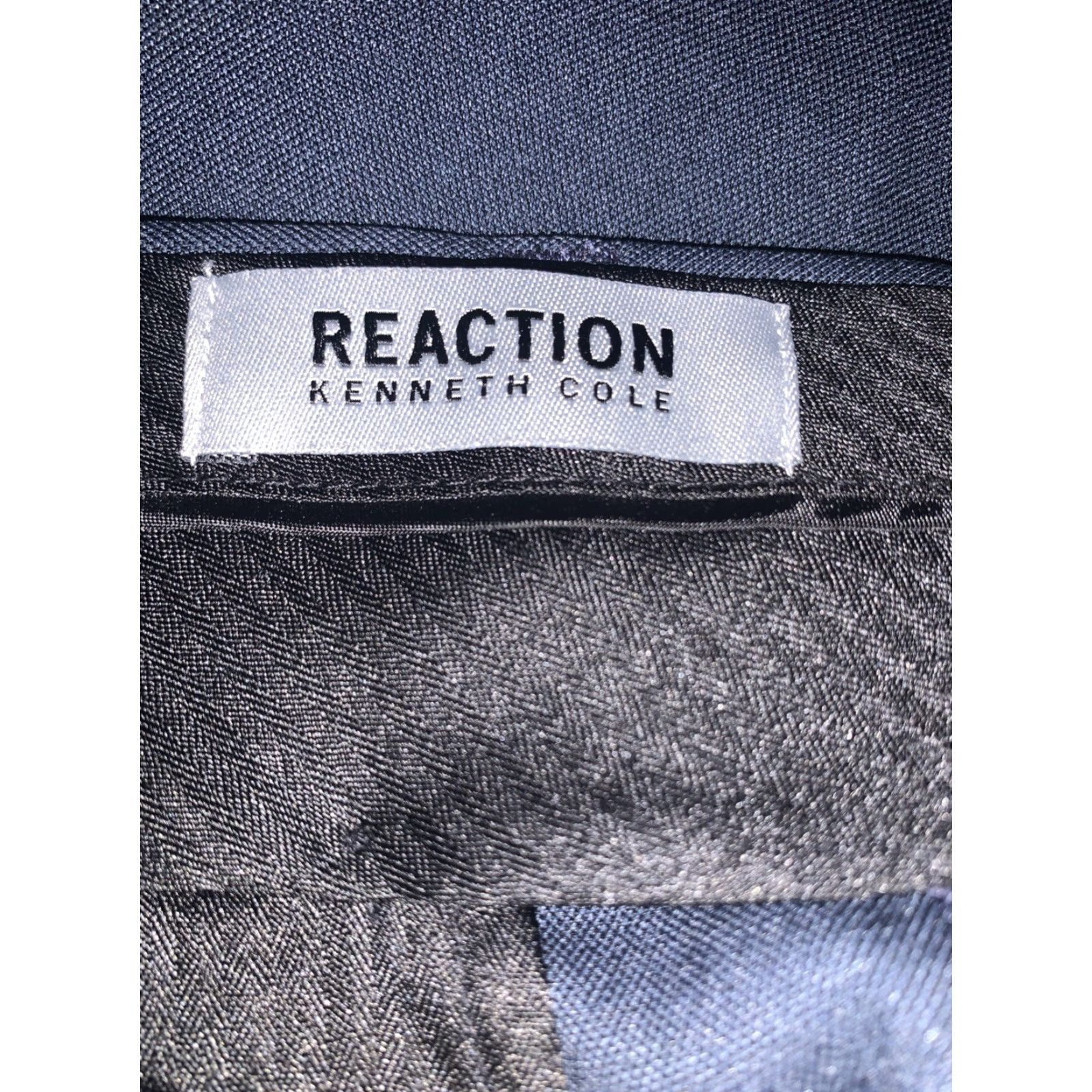 Kenneth Cole NWT Kenneth Cole Reaction Dress Pants Navy Modern Fit 36x32 Straight Pants Men Belt Loops Flat Front Elastic Waist Stretch Blue 695 NEW Size US 36 / EU 52 - 6 Thumbnail