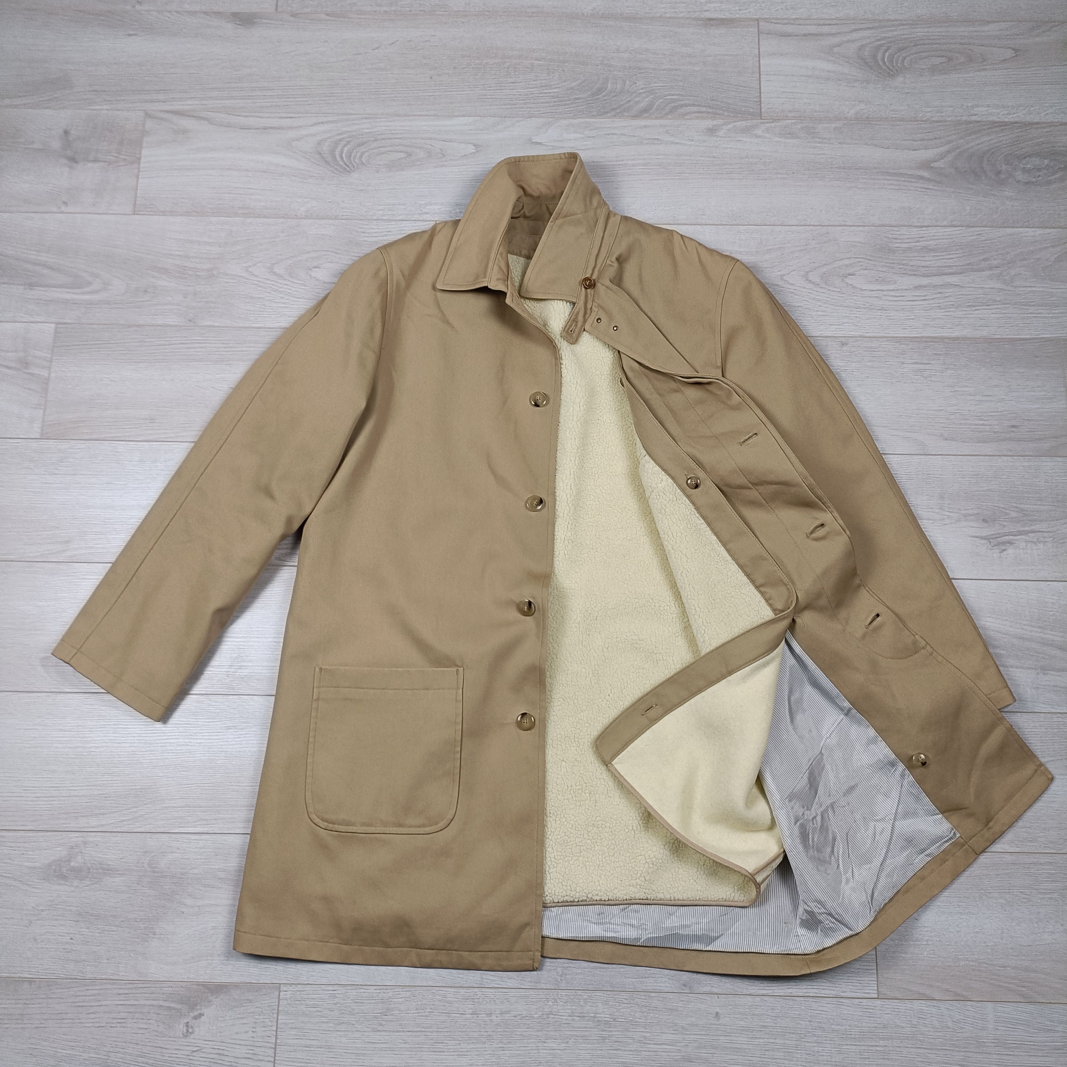 A.P.C. Men's Brown Cotton Trench ! Size US L / EU 52-54 / 3 - 2 Thumbnail