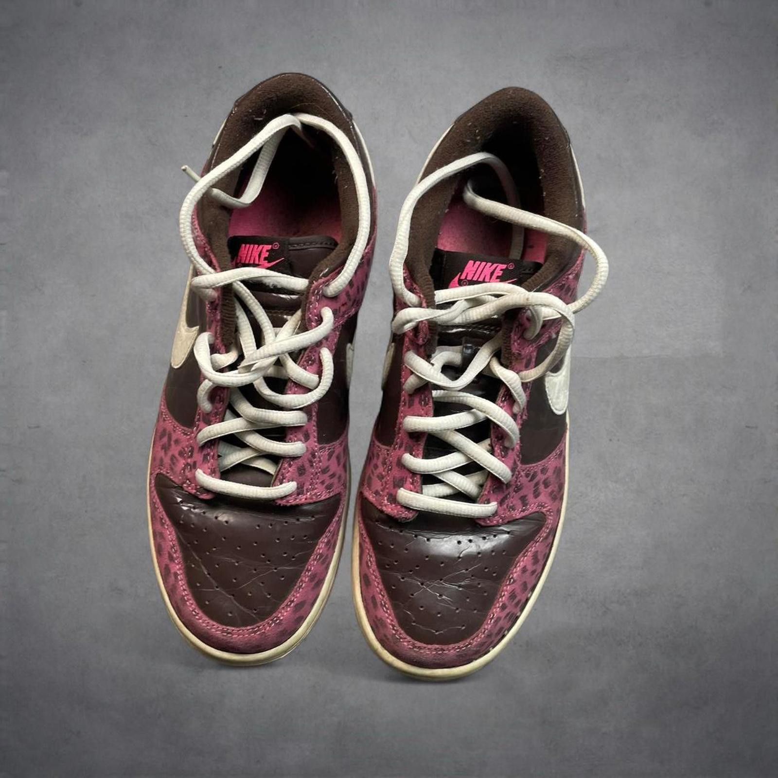 Nike Nike Dunk Low GS Pink Leopard 2007 309601-211 6Y Size US 7.5 / IT 37.5 - 3 Thumbnail