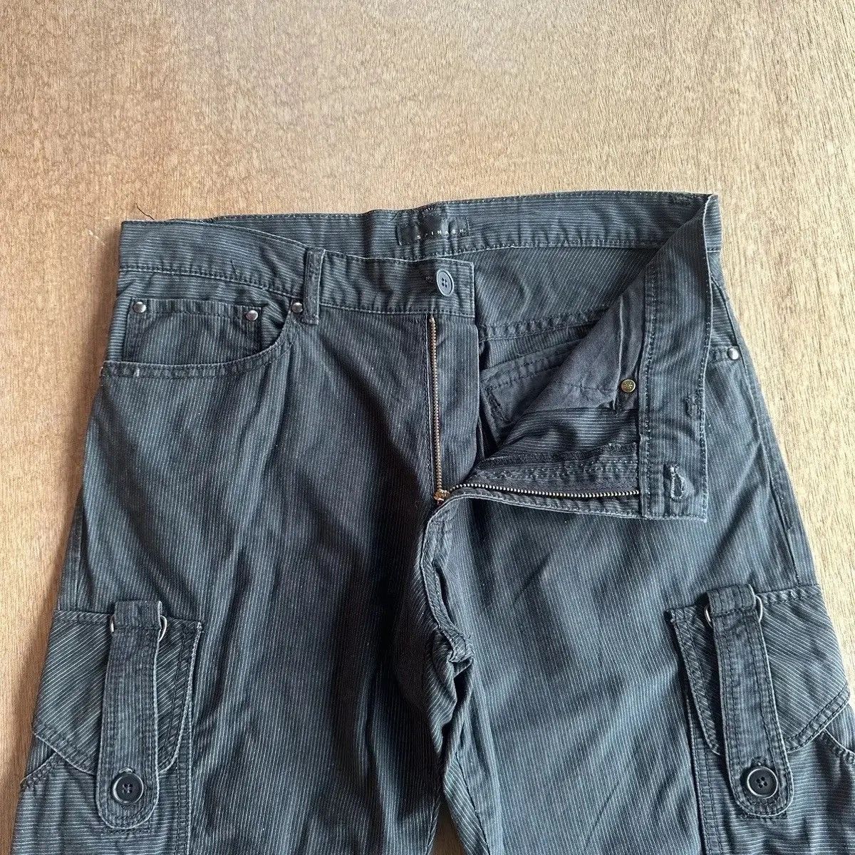 Aitor Throup STEALS! SPINASH JAPAN TROUSERS BONDAGE PUNK RARE CARGO PANTS Size US 33 - 9 Thumbnail
