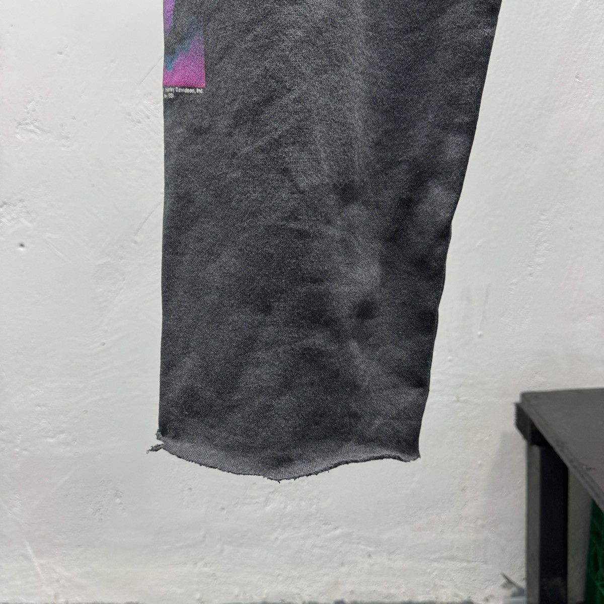 Harley Davidson 90s Harley Thrashed Eagle Chain Sweatpants ERD Grunge Chrome Size US 34 / EU 50 - 6 Thumbnail