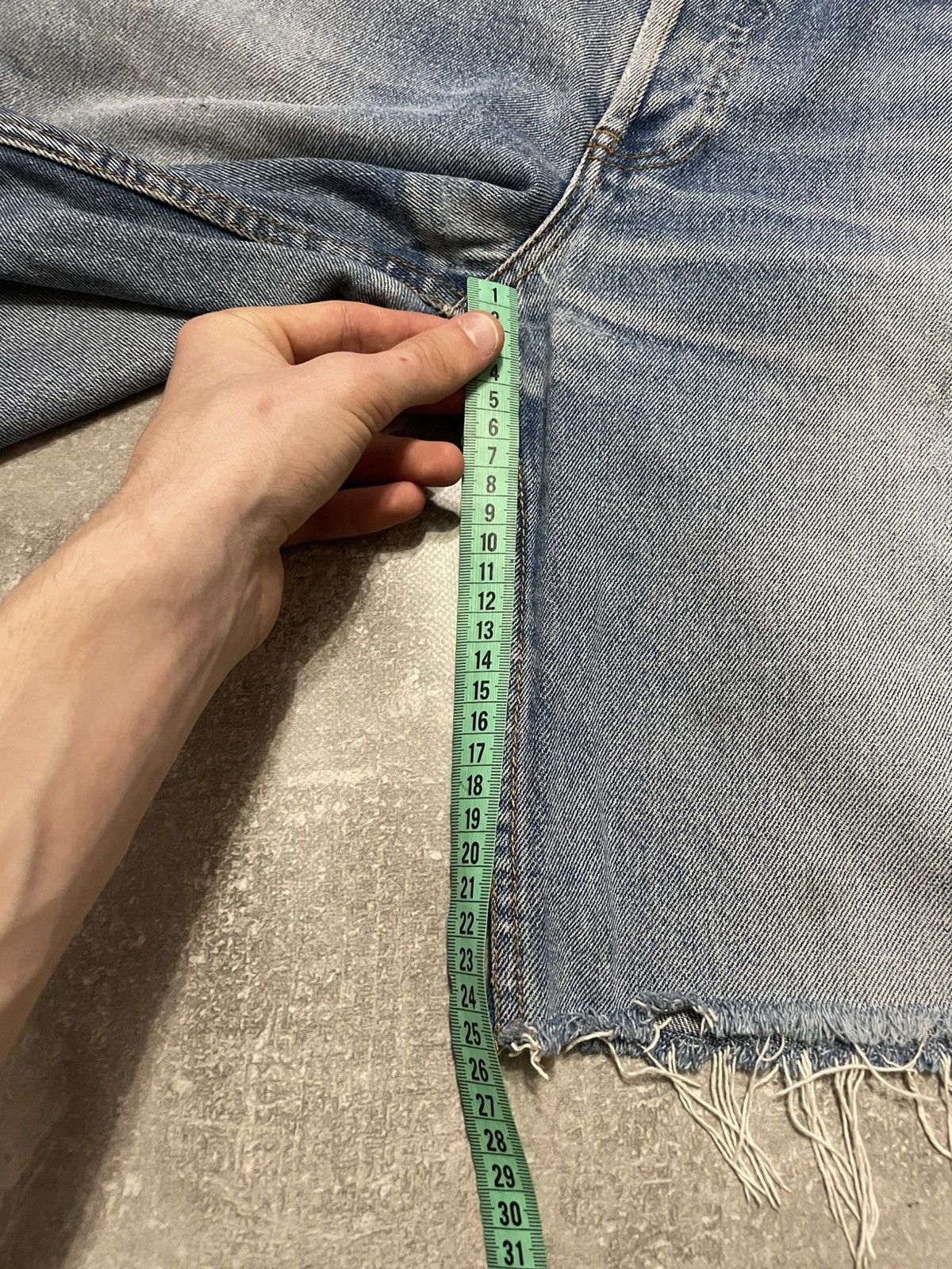 Levi's × Levi's Vintage Clothing × Vintage Vintage Levis Blue Denim Jeans Shorts Size 30 Size US 30 / EU 46 - 23 Thumbnail