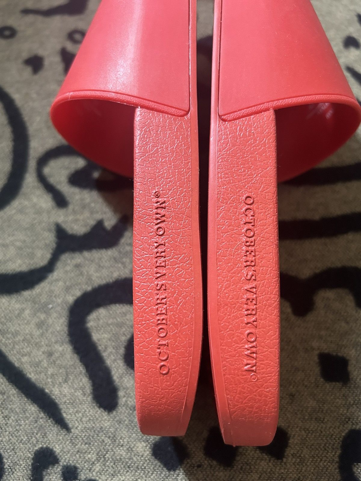 Drake 2021 Octobers Very Own Og Owl Red Slide Size US 9 / EU 42 - 7 Thumbnail
