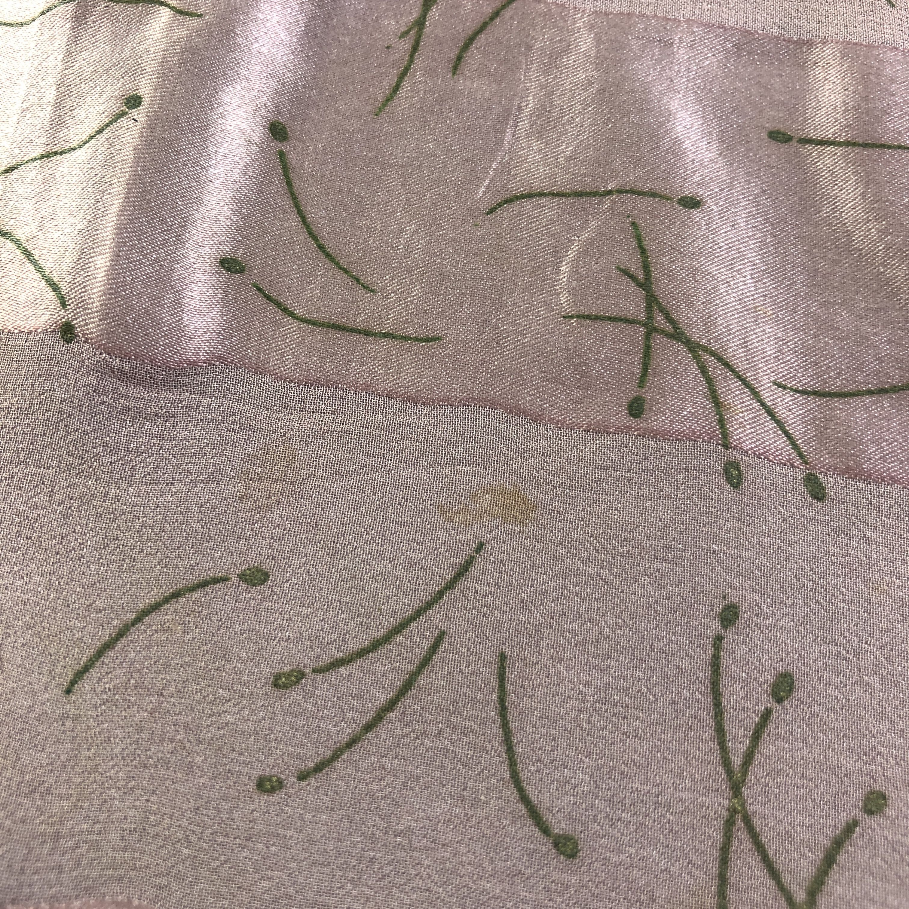 Japanese Brand Jun Ashida Floral Hand Rolled Silk Scarf M1004 Size ONE SIZE - 10 Thumbnail