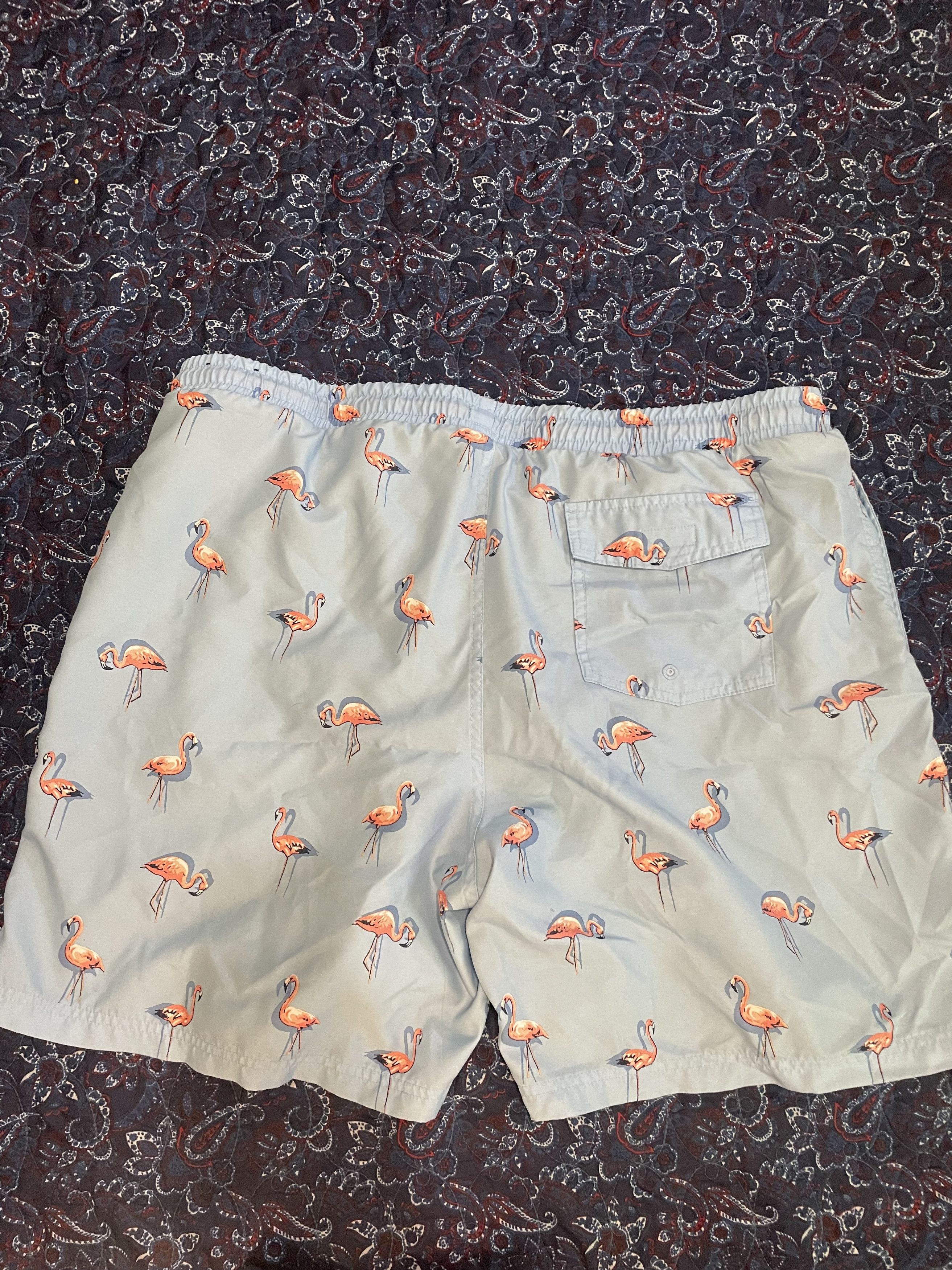 Club Room Club Room Flamingo Pattern Swimshorts Size US 44 / EU 60 - 3 Thumbnail