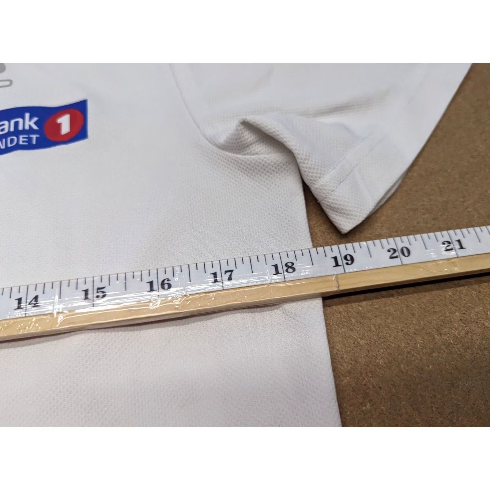 Odlo Odlo Polo Shirt Mens XS White Pique Button Small Sparebank Holemnkollen Size US S / EU 44-46 / 1 - 4 Thumbnail