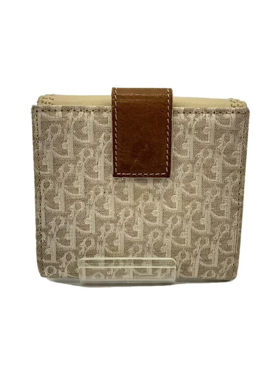 Dior Dior Bi-Fold Wallet Beige Size ONE SIZE - 1 Thumbnail