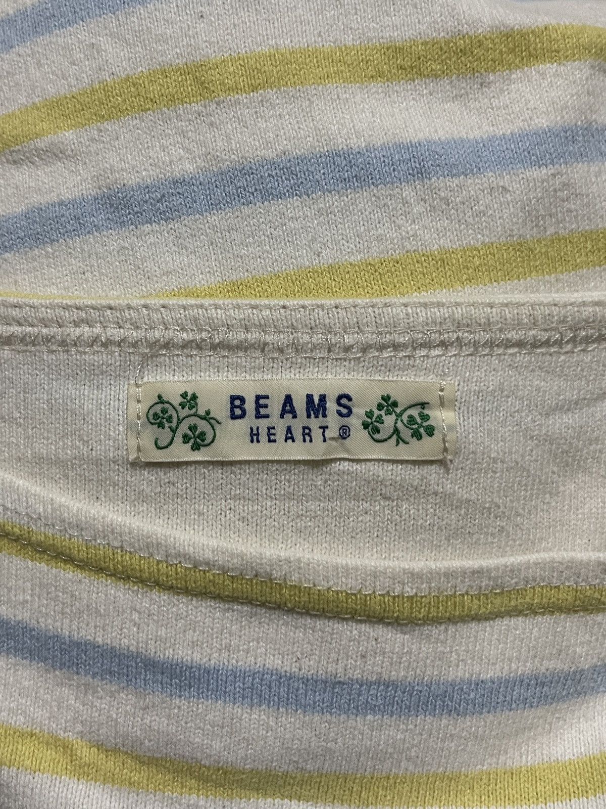 Beams Plus × Japanese Brand Beams Heart Boat Neck Stripe T Shirt Size S / US 4 / IT 40 - 12 Thumbnail