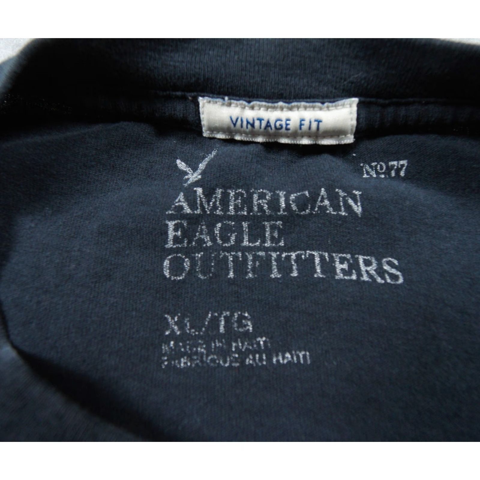 American Eagle Outfitters VINTAGE American Eagle Outfitters Shirt Mens XLarge Black Grunge Goth Skate Size US XL / EU 56 / 4 - 6 Thumbnail