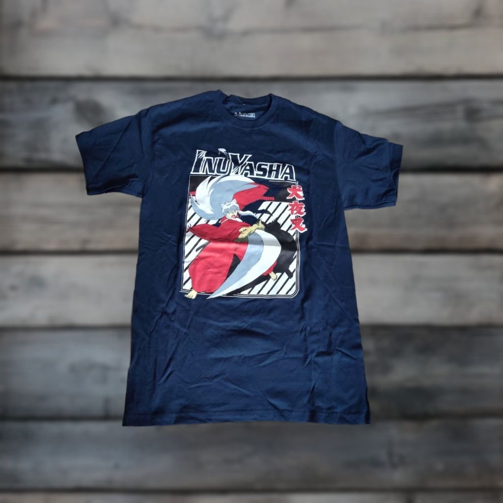 Vintage VINTAGE InuYasha T-Shirt Men Adult Medium Blue Anime Manga 90s Y2K Graphic NWT Size US M / EU 48-50 / 2 - 1 Thumbnail