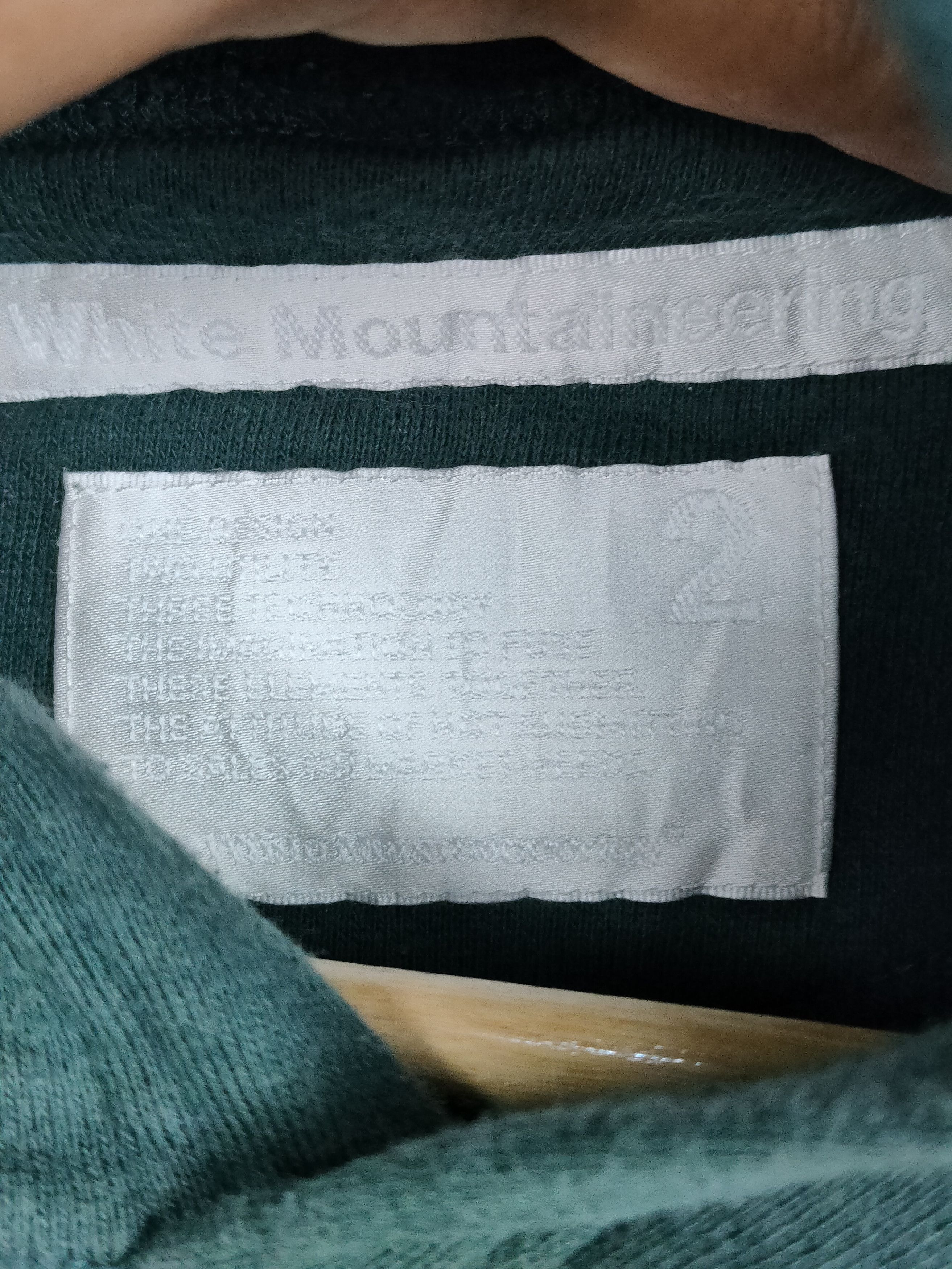 White Mountaineering White Mountaineering Pullover Hoodie Sweatshirt Size US M / EU 48-50 / 2 - 3 Thumbnail