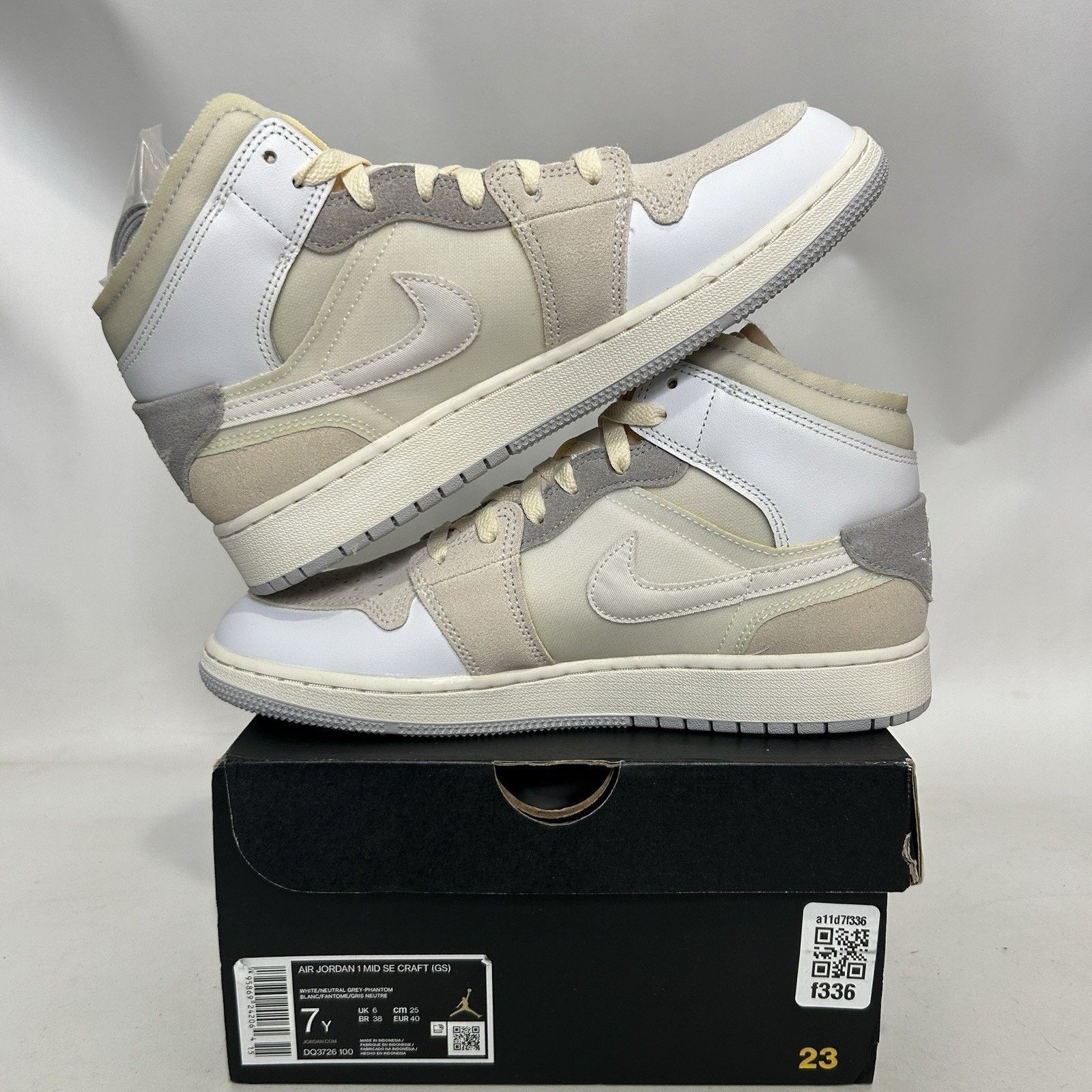 Jordan Brand Nike Air Jordan 1 Mid SE Retro Craft “Inside Out” Size US 8.5 / IT 38.5 - 3 Thumbnail