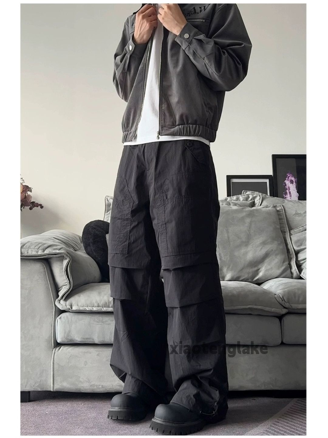 Designer × Japanese Brand × Vintage utility military loose outdoor sports pleated cargo pants Size US 30 / EU 46 - 2 Thumbnail