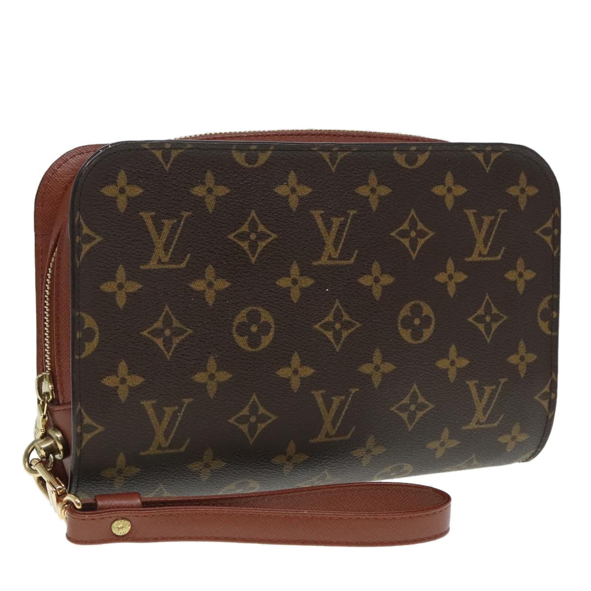 Louis Vuitton Orsay Brown Canvas Clutch Bag (Pre-Owned) Size ONE SIZE - 1 Thumbnail