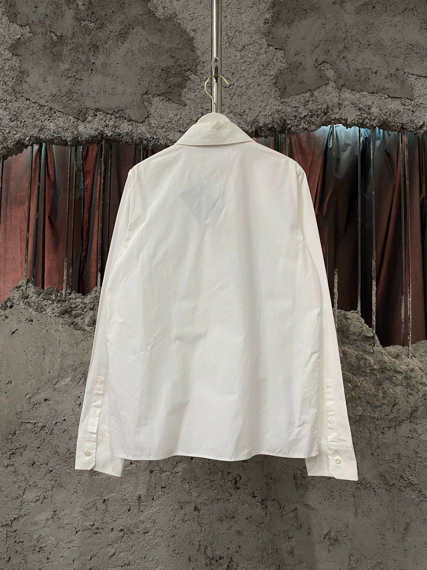 Prada Prada Triangle Logo Shirt 38 New Size S / US 4 / IT 40 - 2 Thumbnail