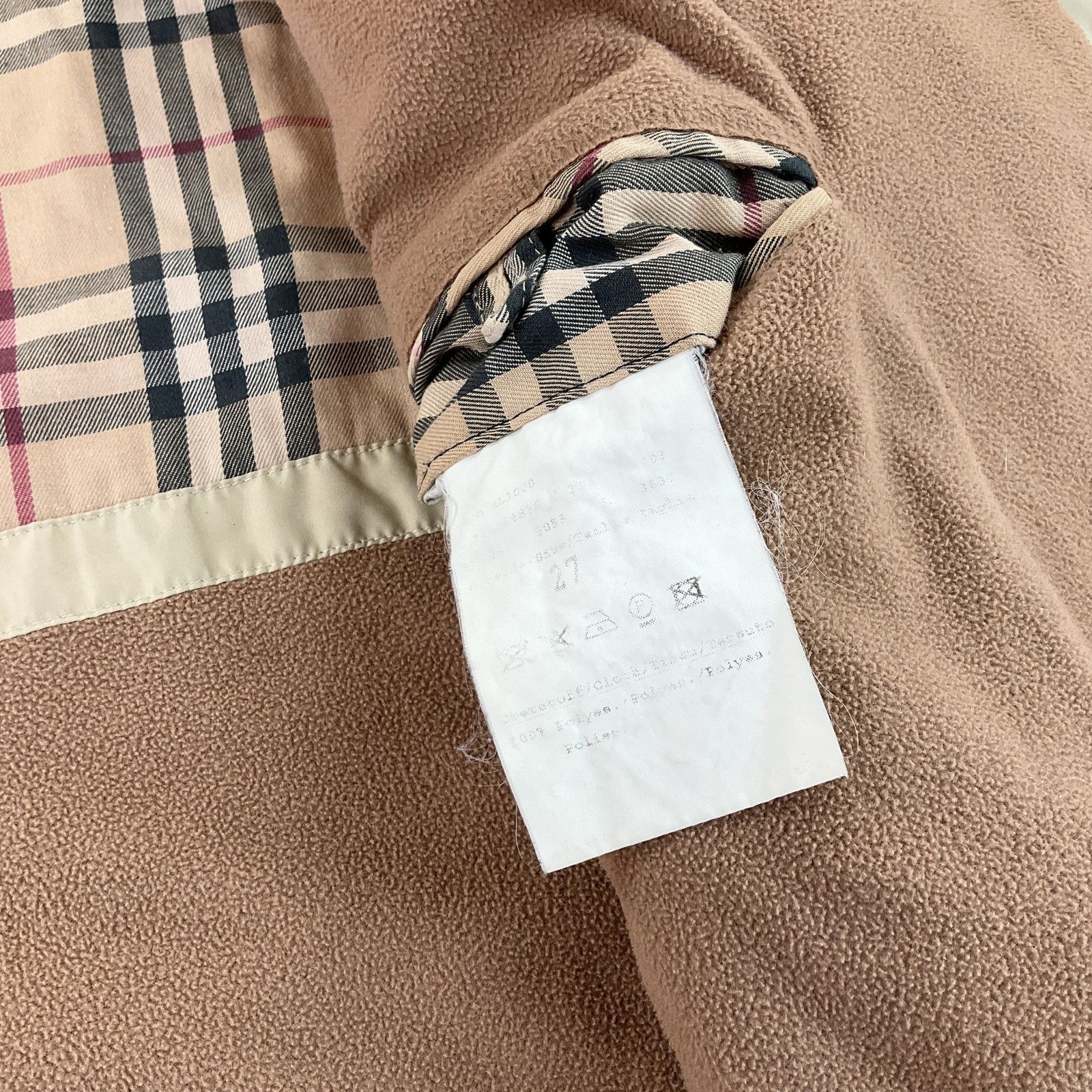 Burberry Vintage Burberry Quilted long Jacket Beige Novacheck Large Size US L / EU 52-54 / 3 - 6 Thumbnail