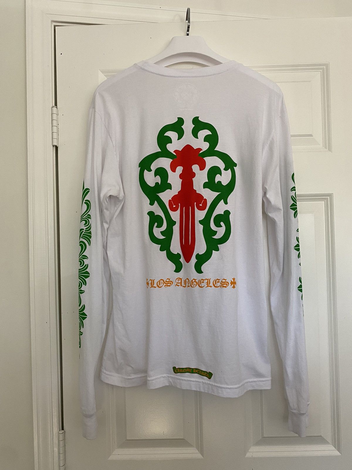Tシャツ・カットソー Chrome Hearts Los Angeles Exclusive Dagger L/S T-shirt Chrome Hearts Los Angeles Exclusive Dagger L/S T-shirt White