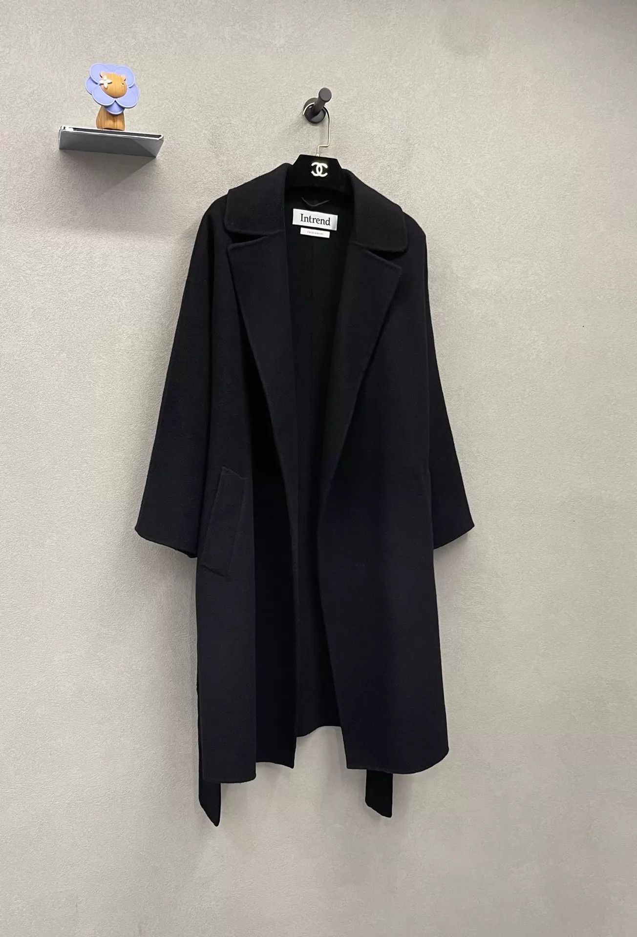 Other Intrend Black Slim Fit High End Coat Size M / US 6-8 / IT 42-44 - 3 Thumbnail