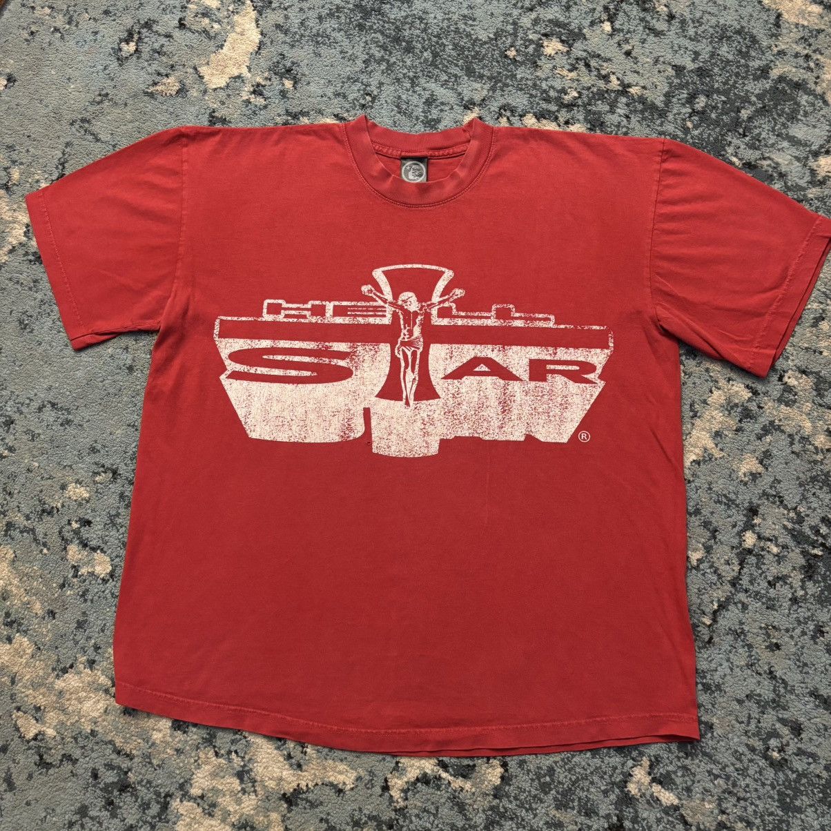 HELLSTAR Hellstar ‘Path To Paradise’ T Shirt Worn Lightly Size Xlarge Size US XL / EU 56 / 4 - 1 Thumbnail