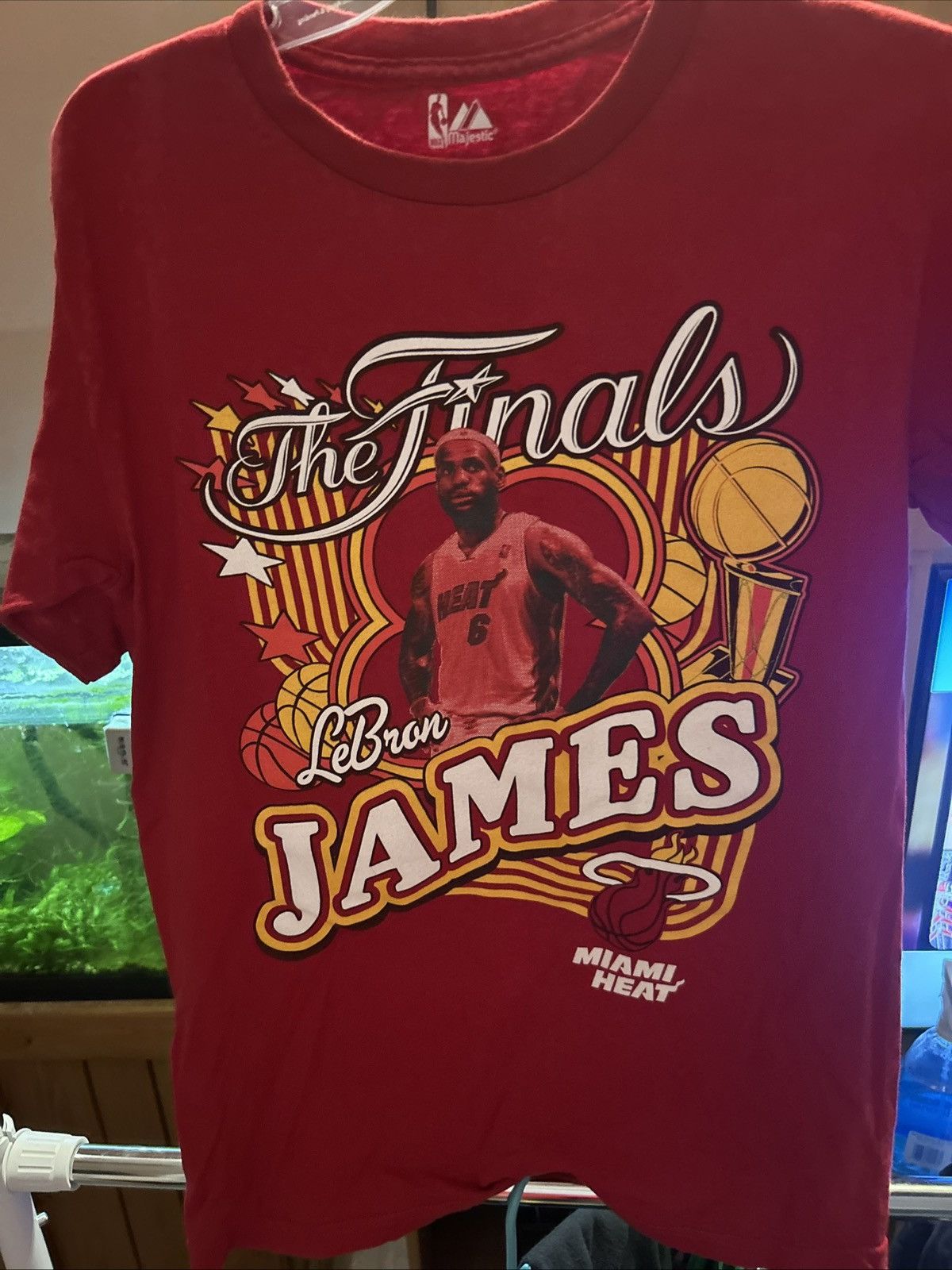 Majestic Vintage Miami Heat LeBron James Jersey Shirt Size US S / EU 44-46 / 1 - 1 Thumbnail