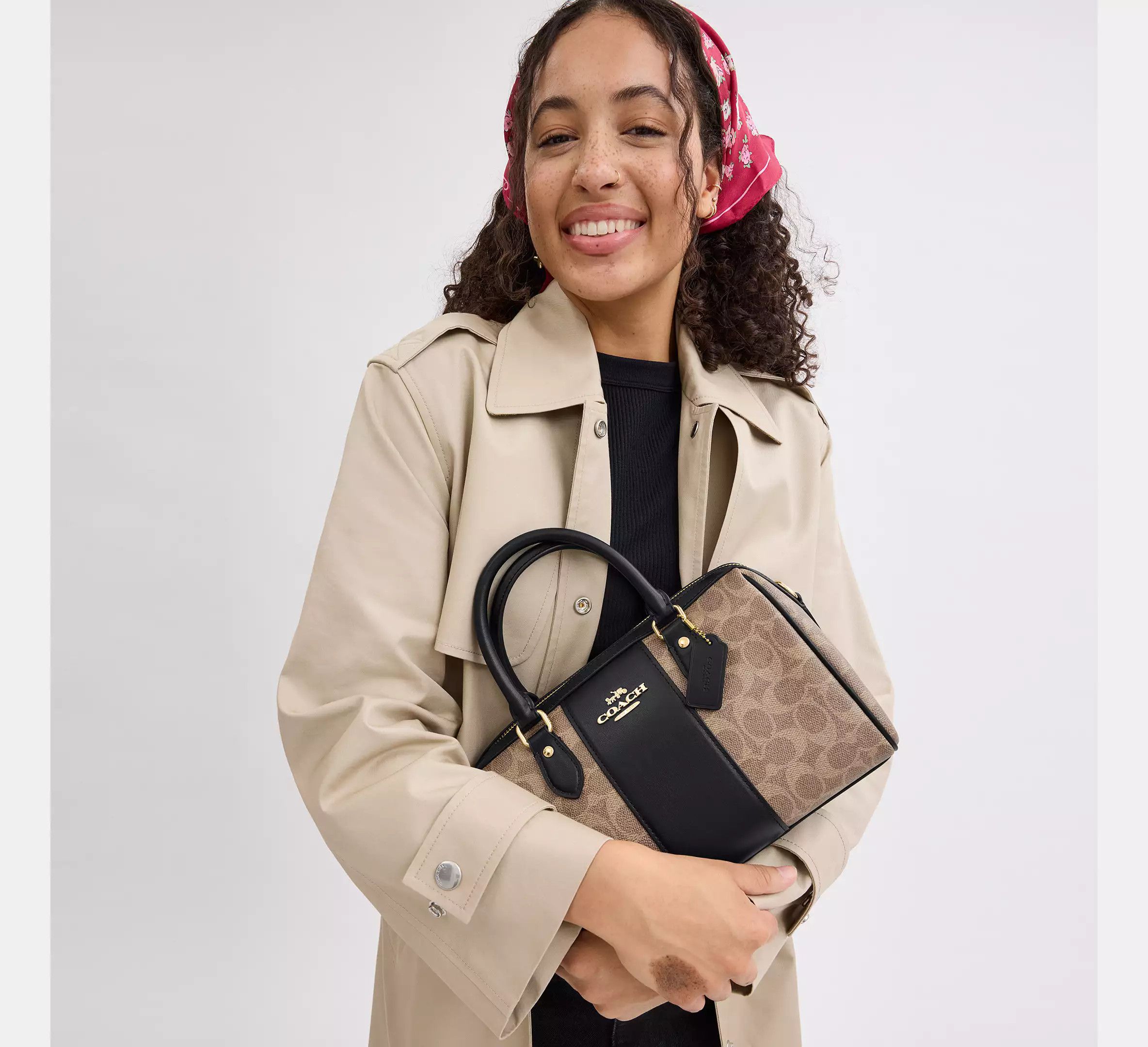Coach Rowan Satchel Bag In Signature Canvas CW376 Size ONE SIZE - 5 Thumbnail