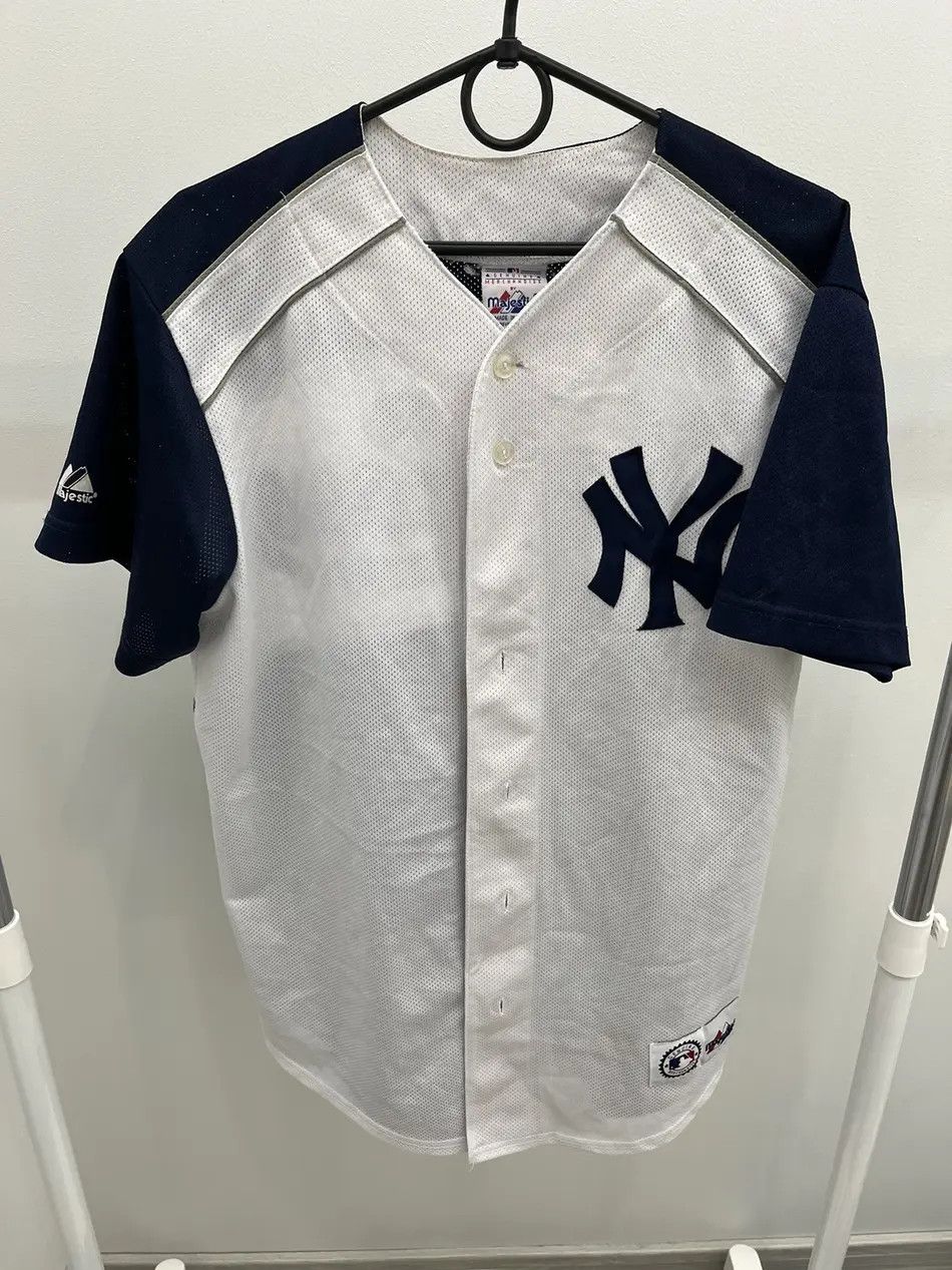 New York Yankees Vintage 90s Majestic New York Yankees Jersey Shirt Size US L / EU 52-54 / 3 - 1 Thumbnail